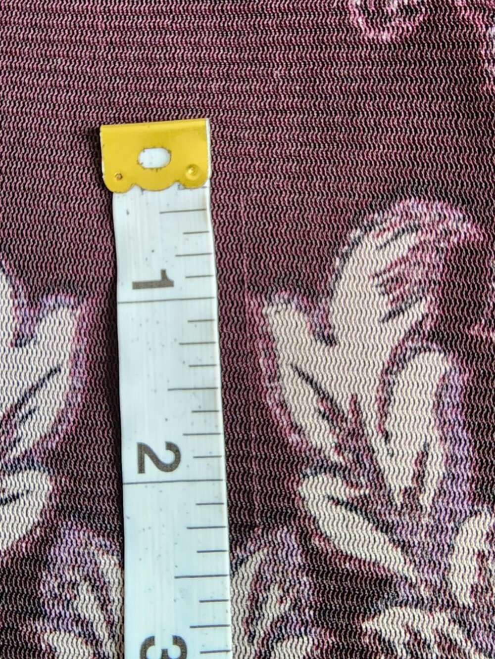 Y2K Axcess Purple Floral Women's L Fairycore Sheer Mesh Top - FLAW - Picture 11 of 15
